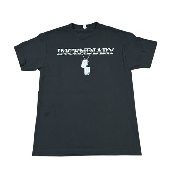 Incendiary Fearing Revolution RARE Metal Band T Shirt Black Skull Size Large - Picture 2 of 9